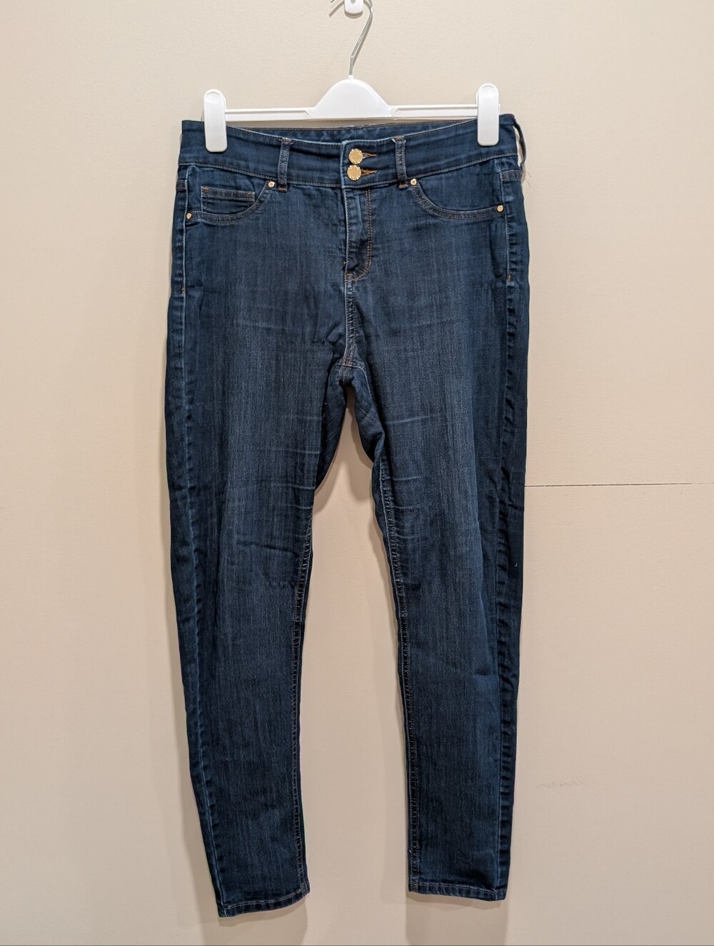 The Limited Dark Indigo Skinny Stretch Jeans Jeggins Size 12